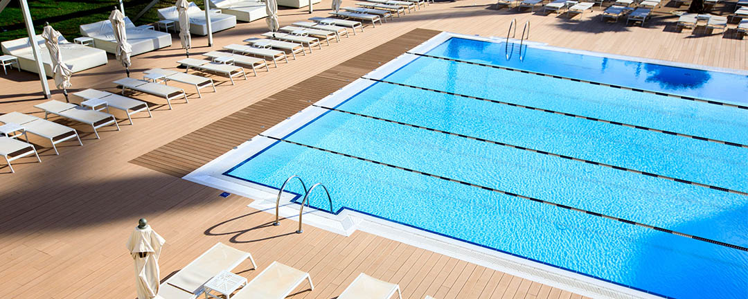 The first semi-olympic pool in a hotel in Playa de Palma