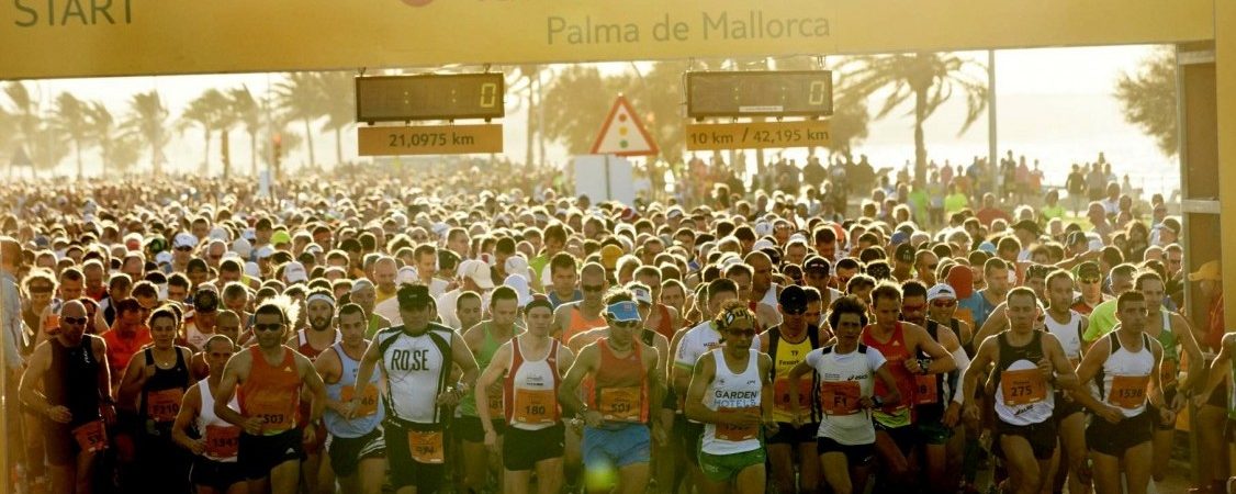 Auch dieses Jahr wieder Tausende von Athleten beim TUI Marathon Palma
